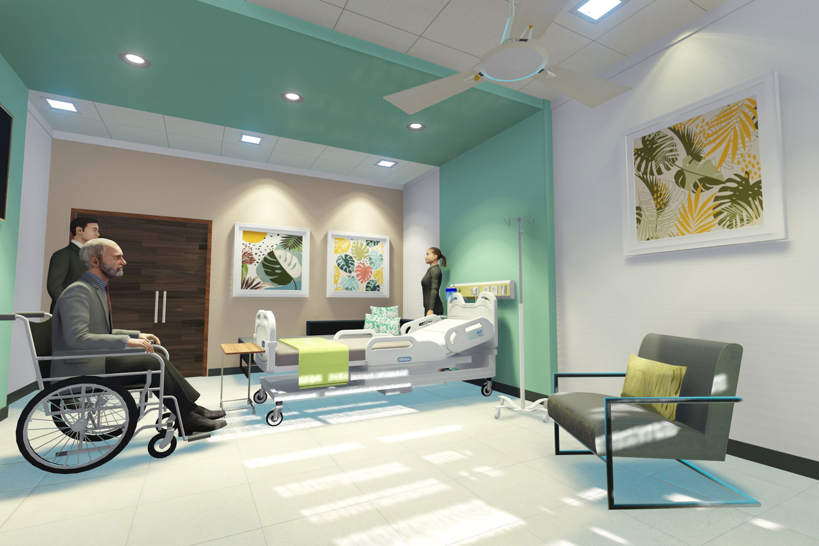 Interior Design Architectural Designs by Design Cues for ASIRI HOSPITAL MATARA